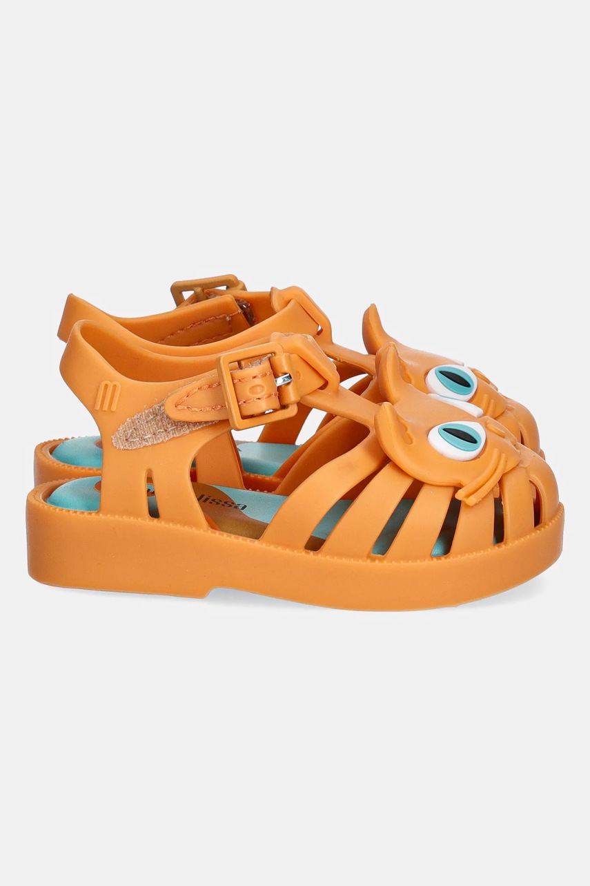 Детские сандалии Melissa POSSESSION CAT цвет оранжевый M.36130 Детские сандалии Melissa POSSESSION CAT цвет оранжевый M.36130