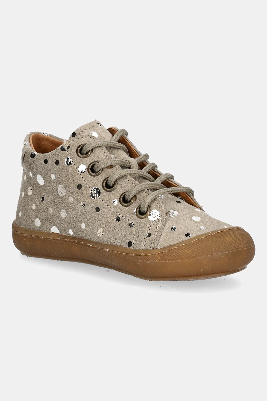 Froddo pantofi din piele intoarsa pentru copii OLLIE S LACES culoarea bej, G2130327 Froddo pantofi din piele intoarsa pentru copii OLLIE S LACES culoarea bej, G2130327