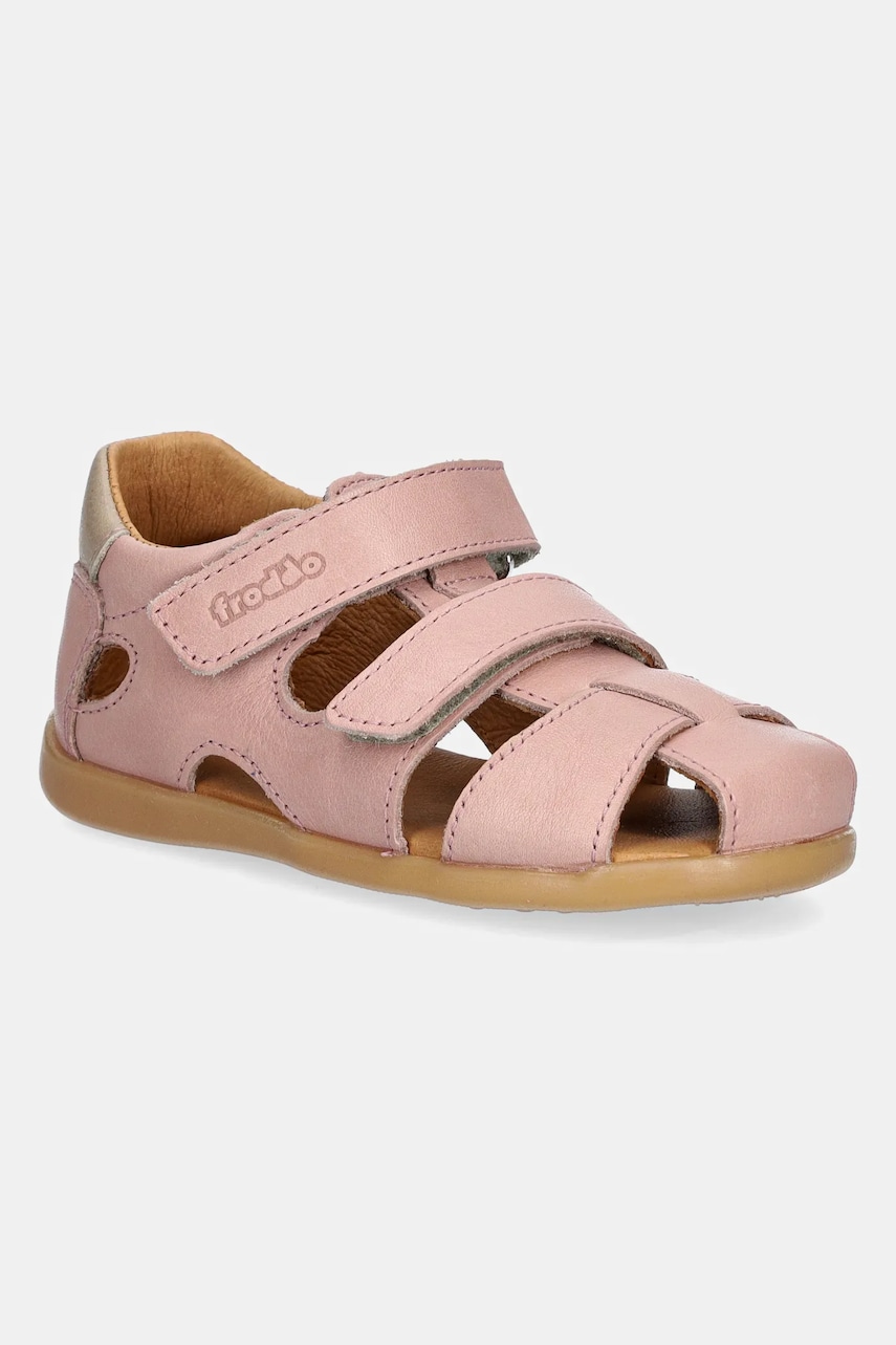 Froddo sandale din piele intoarsa pentru copii DALLAS culoarea roz, G2150200 Froddo sandale din piele intoarsa pentru copii DALLAS culoarea roz, G2150200