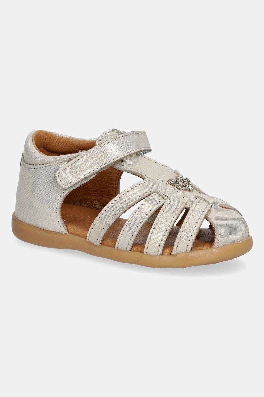 Froddo sandale din piele pentru copii DAISY culoarea bej, G2150201 Froddo sandale din piele pentru copii DAISY culoarea bej, G2150201