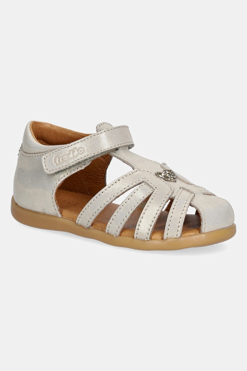 Froddo sandale din piele pentru copii DAISY culoarea bej, G2150201 Froddo sandale din piele pentru copii DAISY culoarea bej, G2150201
