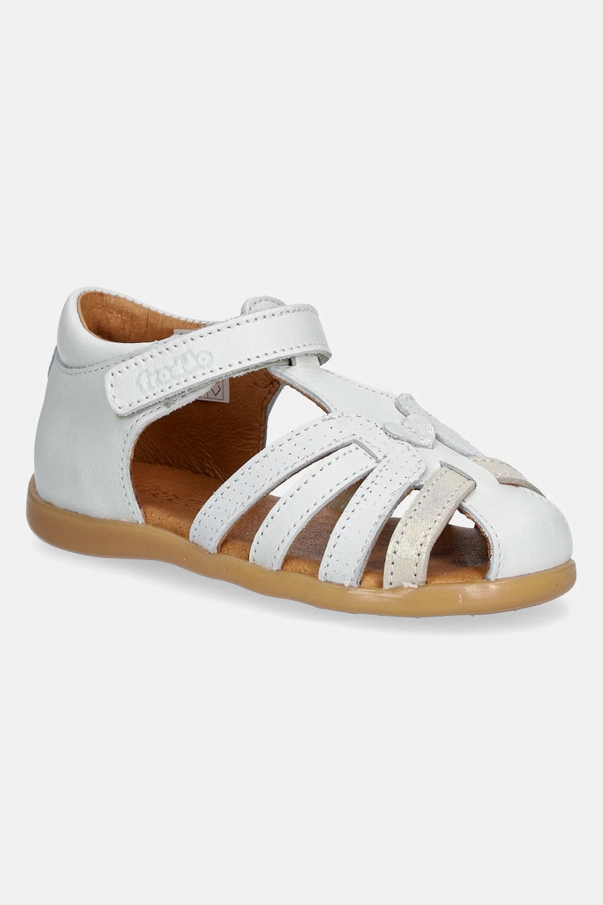Froddo sandale din piele pentru copii DAISY culoarea gri, G2150201