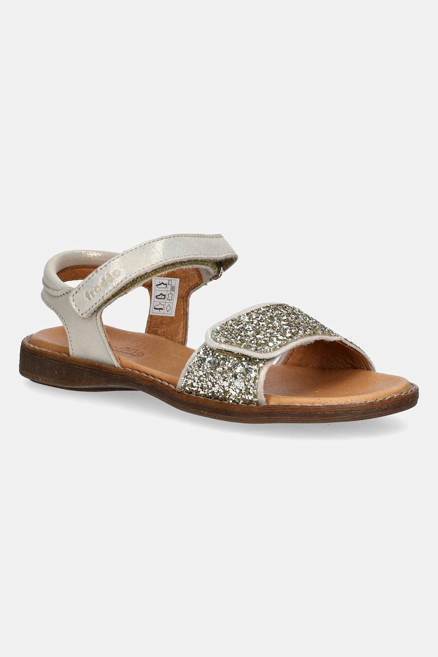 Froddo sandale copii LORE SPARKLE culoarea auriu, G3150249 Froddo sandale copii LORE SPARKLE culoarea auriu, G3150249
