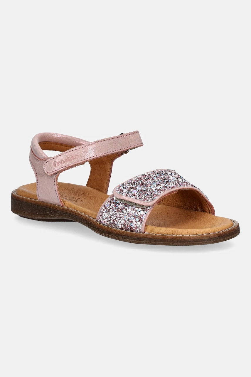 Froddo sandale copii LORE SPARKLE culoarea roz, G3150249 Froddo sandale copii LORE SPARKLE culoarea roz, G3150249