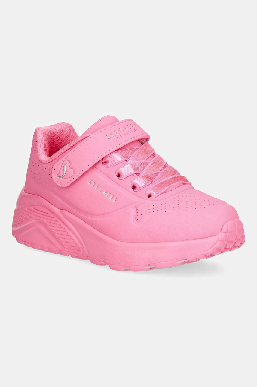 Skechers sneakers pentru copii UNO LITE culoarea roz, 310451L