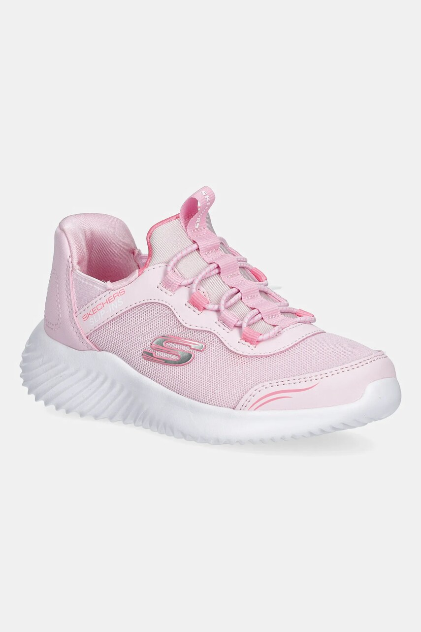 Skechers sneakers pentru copii BOUNDER culoarea roz, 303585L Skechers sneakers pentru copii BOUNDER culoarea roz, 303585L
