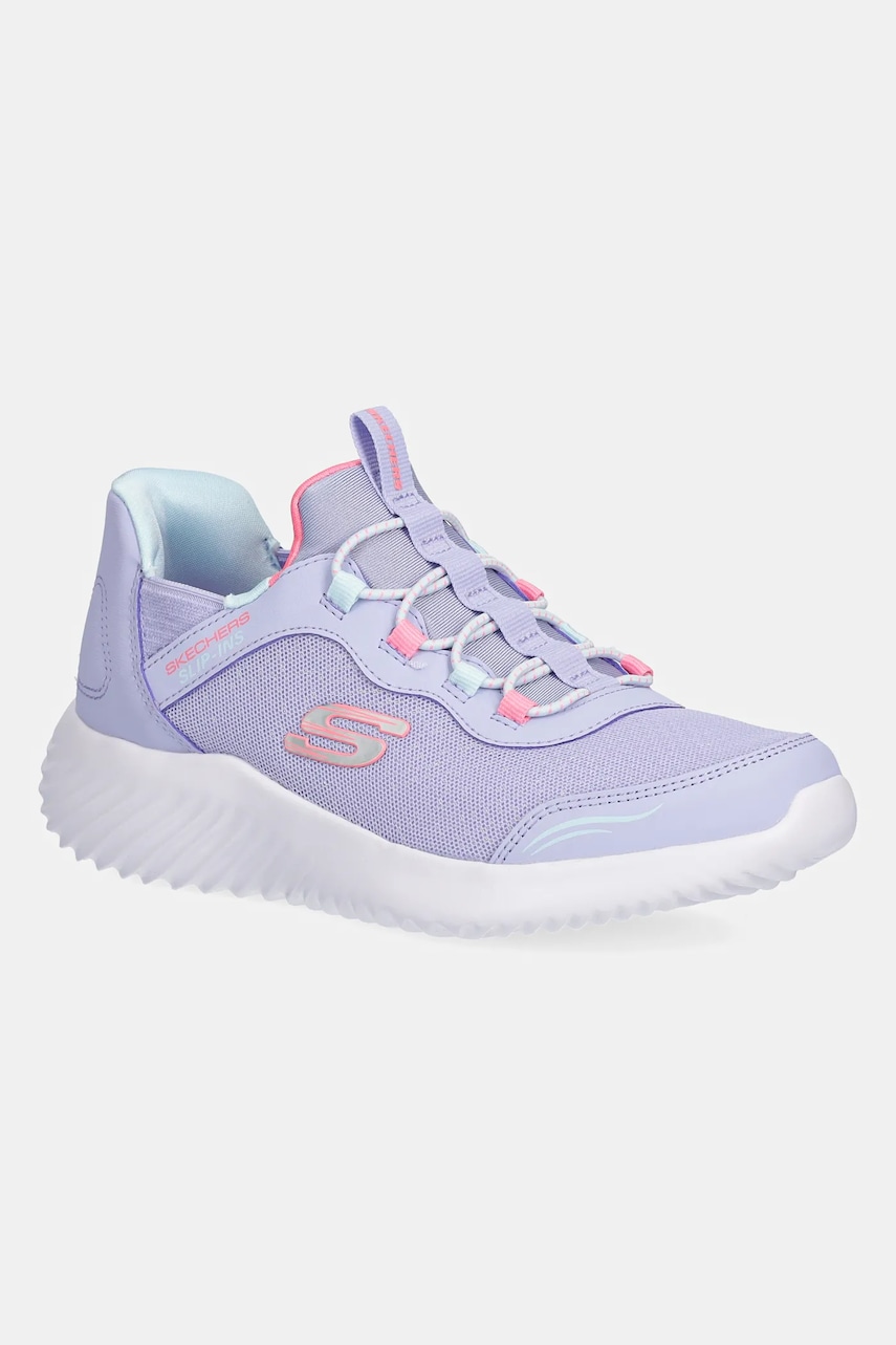 Skechers sneakers pentru copii BOUNDER culoarea violet, 303585L Skechers sneakers pentru copii BOUNDER culoarea violet, 303585L