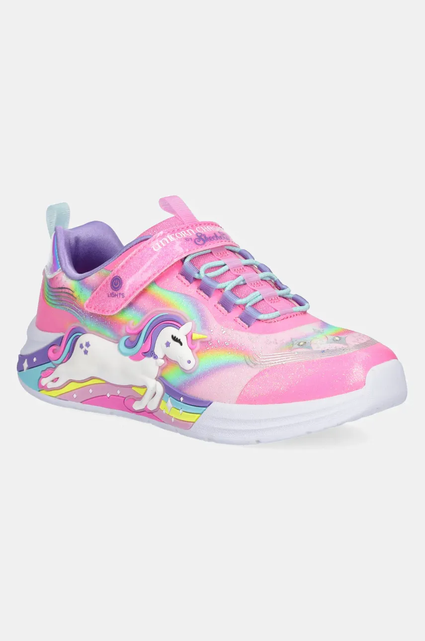 Skechers sneakers UNICORN CHASER culoarea roz, 302298L
