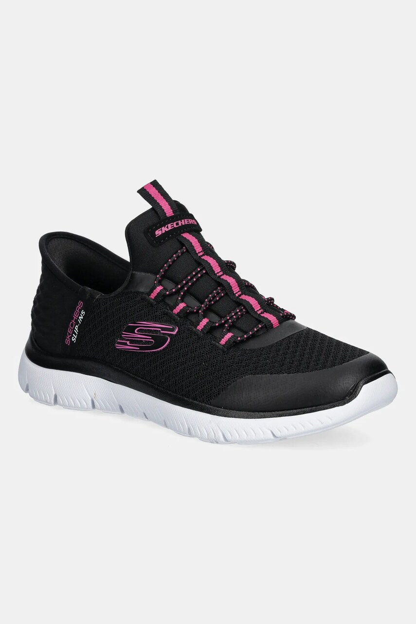 Levně Sneakers boty Skechers SUMMITS černá barva, 303919L