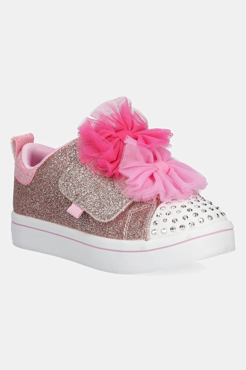 Skechers teniși TWI-LITES 2.0 culoarea auriu, 314389N