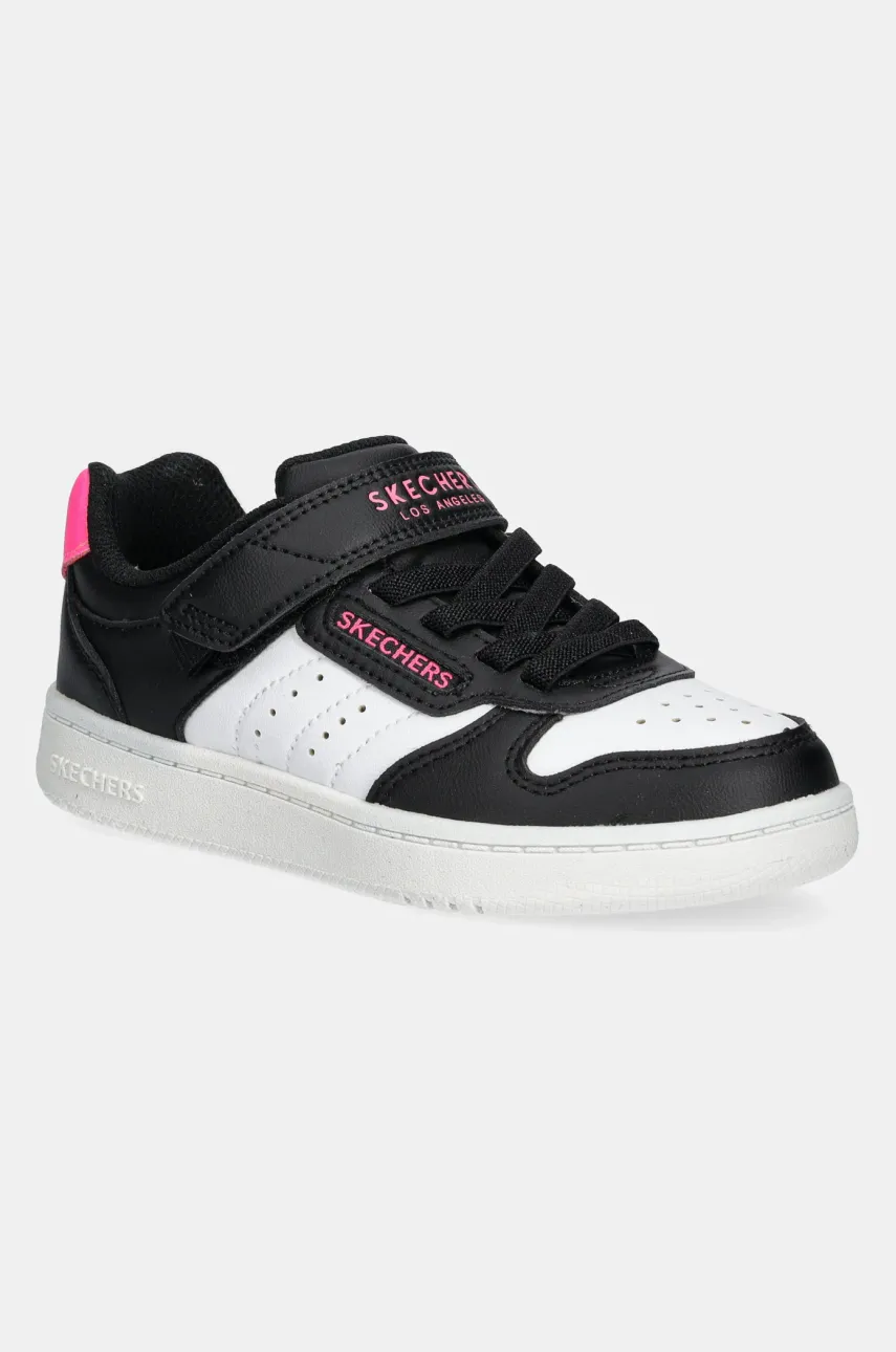 Skechers sneakers pentru copii QUICK STREET culoarea negru, 310241L