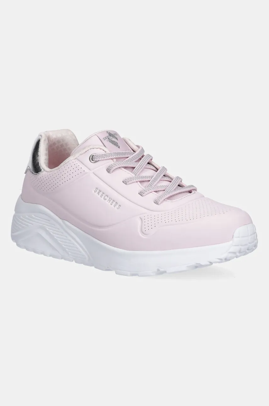 Skechers sneakers pentru copii UNO LITE culoarea roz, 310384L