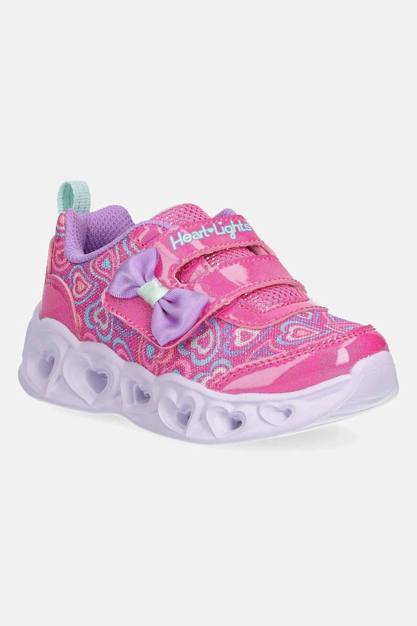 Skechers sneakers pentru copii S LIGHTS HEART LIGHTS culoarea roz, 303258N Skechers sneakers pentru copii S LIGHTS HEART LIGHTS culoarea roz, 303258N