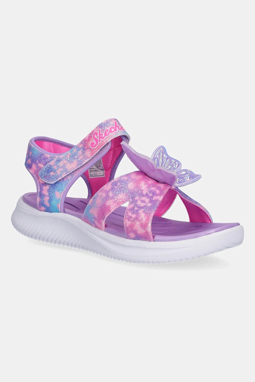 Skechers sandale copii S LIGHTS-JUMPSTERS SANDAL-BU culoarea violet, 303109L Skechers sandale copii S LIGHTS-JUMPSTERS SANDAL-BU culoarea violet, 303109L