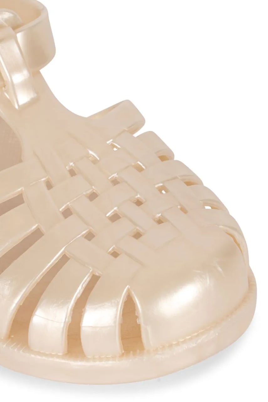 Детские сандалии Konges Sløjd CELEBRATION PEARL SANDAL цвет бежевый KS103571 Детские сандалии Konges Sløjd CELEBRATION PEARL SANDAL цвет бежевый KS103571