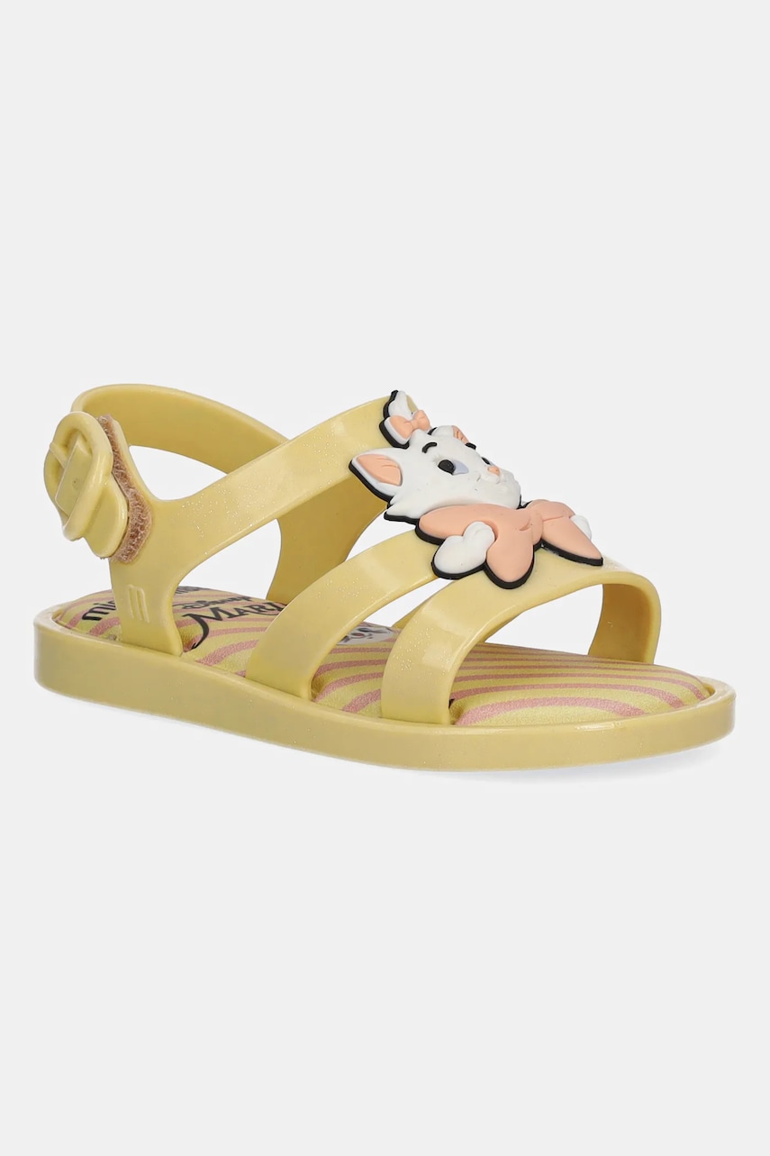 Melissa sandale copii COLORLAND MARIE B culoarea galben, M.35922