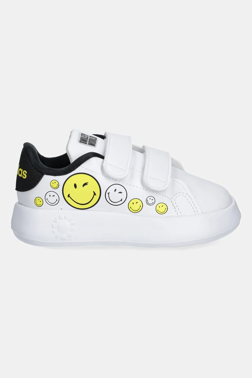 Детские кроссовки adidas ADVANTAGE SMILEY цвет белый IH6257 Детские кроссовки adidas ADVANTAGE SMILEY цвет белый IH6257