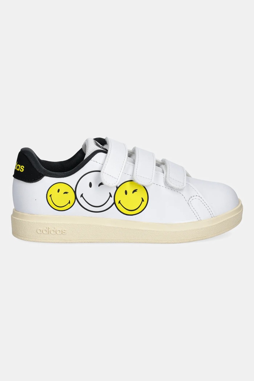 Детские кроссовки adidas ADVANTAGE SMILEY цвет белый IH6251 Детские кроссовки adidas ADVANTAGE SMILEY цвет белый IH6251