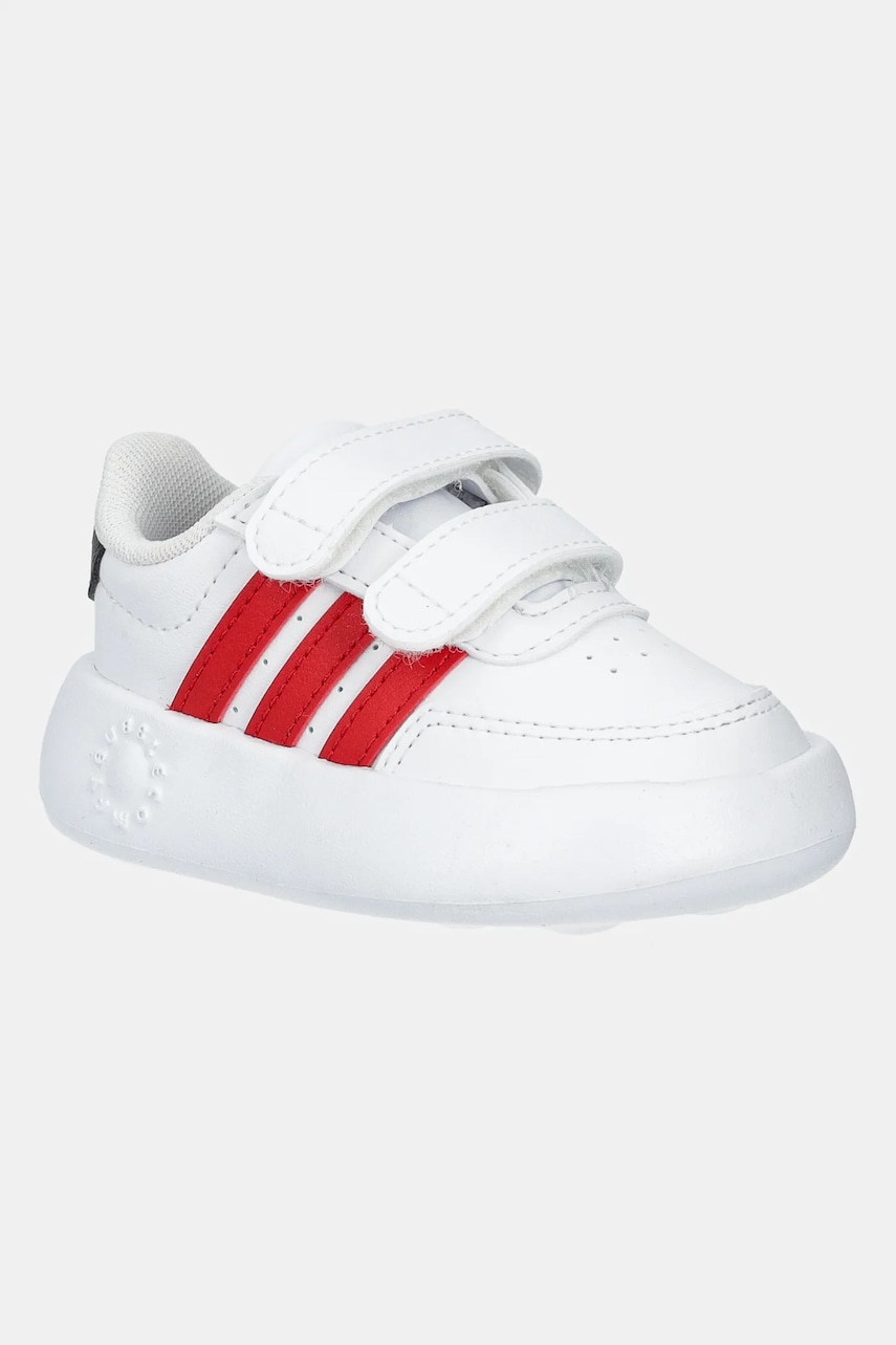 adidas sneakers pentru copii BREAKNET 2.0 culoarea alb, JH6678