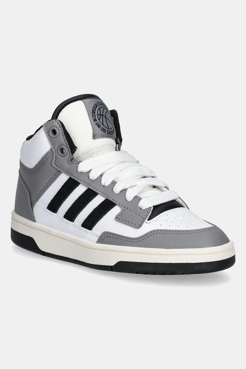 adidas Originals sneakers pentru copii RAPID COURT MID culoarea gri, JR0191 adidas Originals sneakers pentru copii RAPID COURT MID culoarea gri, JR0191