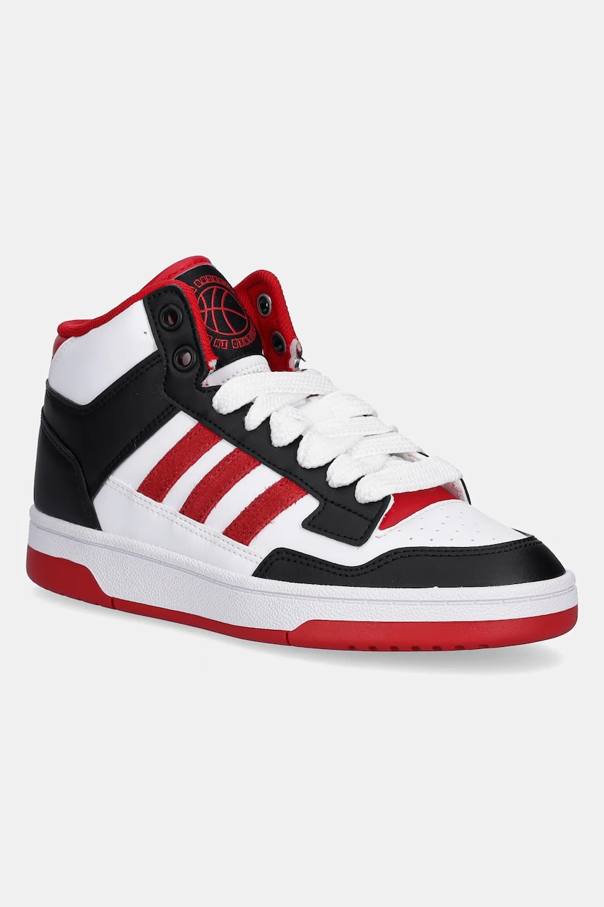 adidas Originals sneakers pentru copii RAPID COURT MID culoarea negru, JR3180 adidas Originals sneakers pentru copii RAPID COURT MID culoarea negru, JR3180