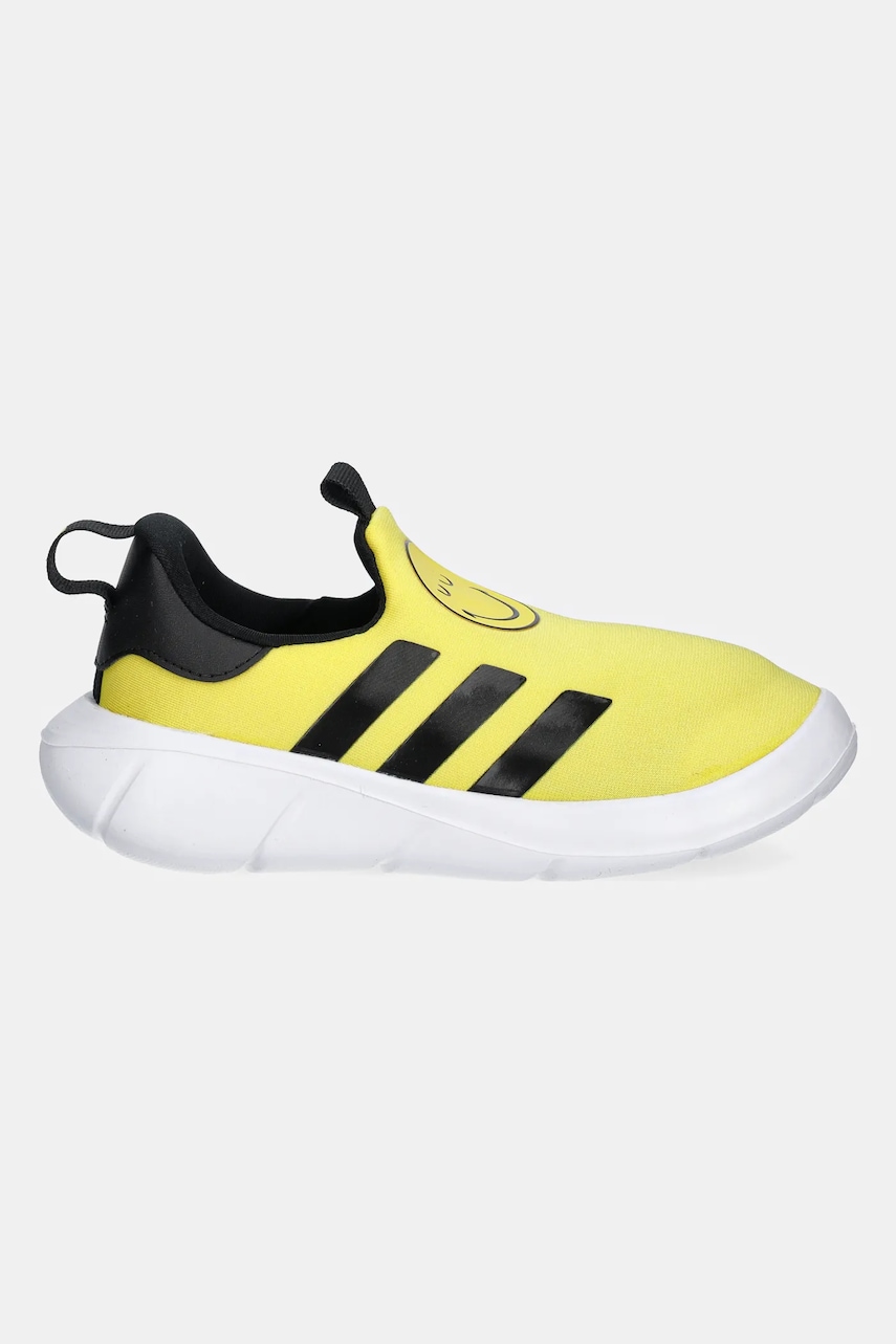 Детские кроссовки adidas MONOFIT SMILEY цвет жёлтый IH6311 Детские кроссовки adidas MONOFIT SMILEY цвет жёлтый IH6311