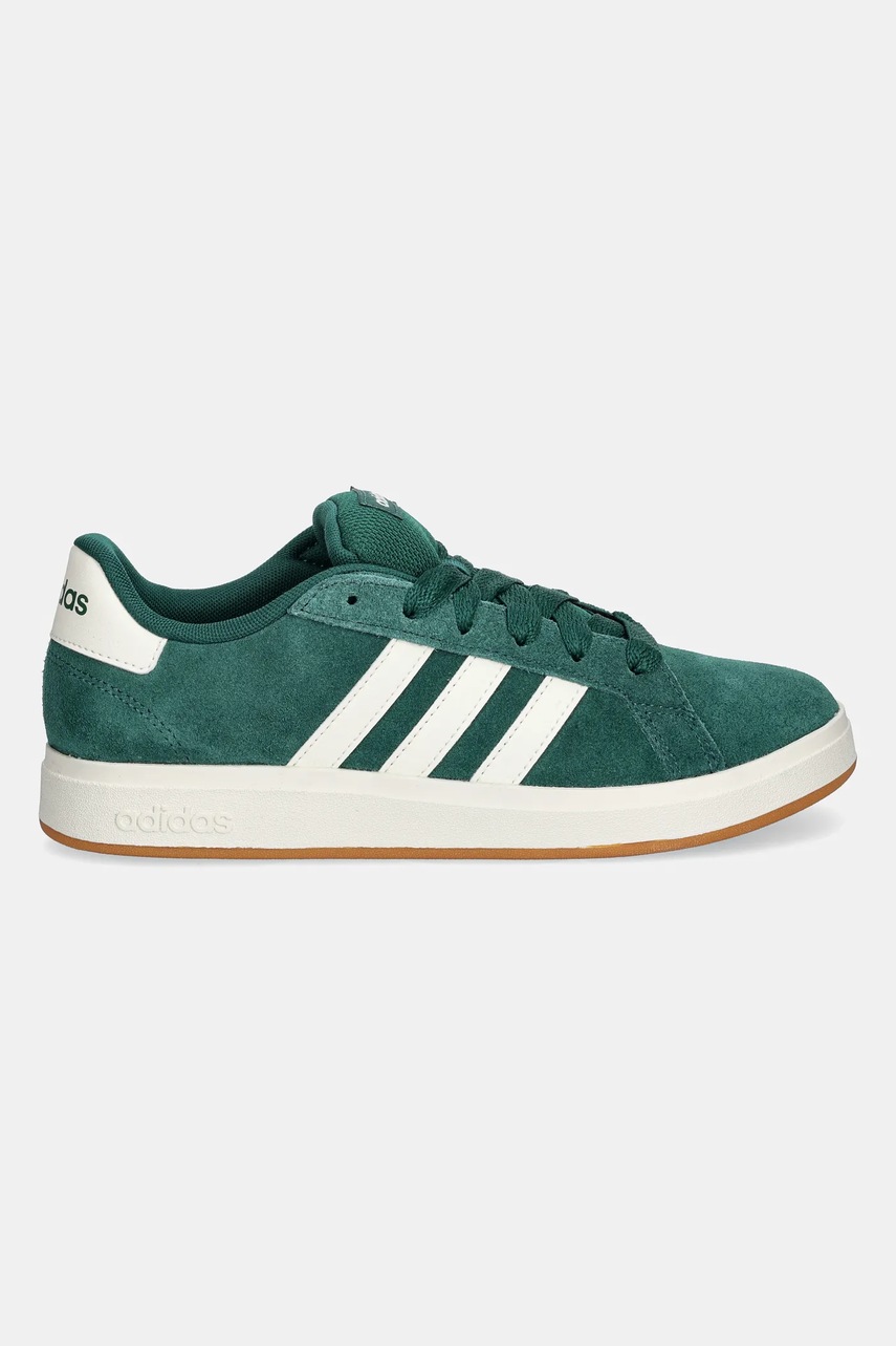 Замшевые кроссовки adidas GRAND COURT 00s цвет зелёный JP5893 Замшевые кроссовки adidas GRAND COURT 00s цвет зелёный JP5893