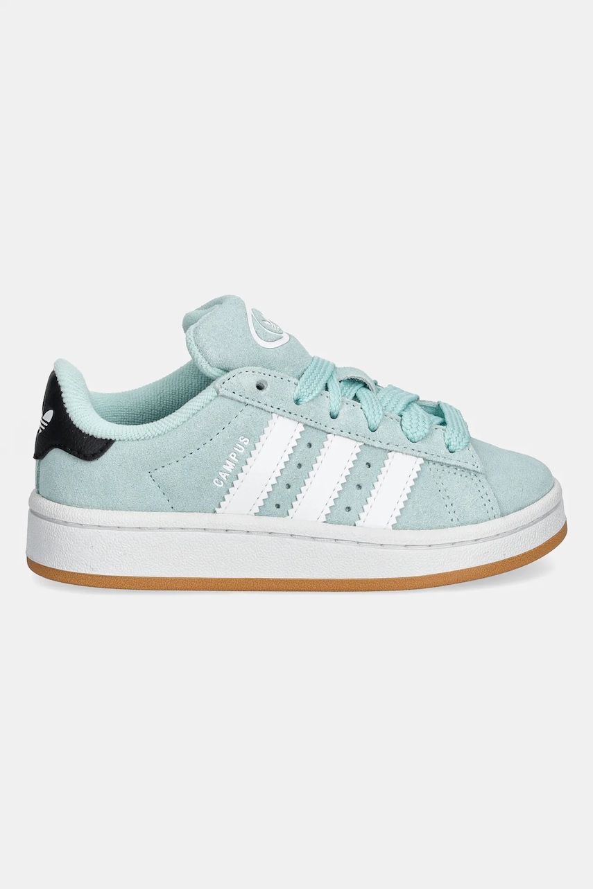Детские замшевые кроссовки adidas Originals CAMPUS 00s цвет бирюзовый JP5511 Детские замшевые кроссовки adidas Originals CAMPUS 00s цвет бирюзовый JP5511