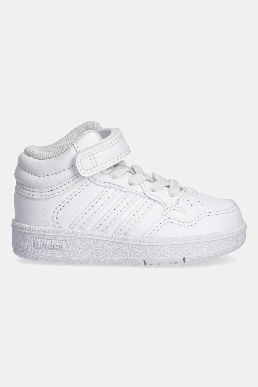 Детские кроссовки adidas Originals HOOPS 4.0 MID цвет белый JI3490 Детские кроссовки adidas Originals HOOPS 4.0 MID цвет белый JI3490