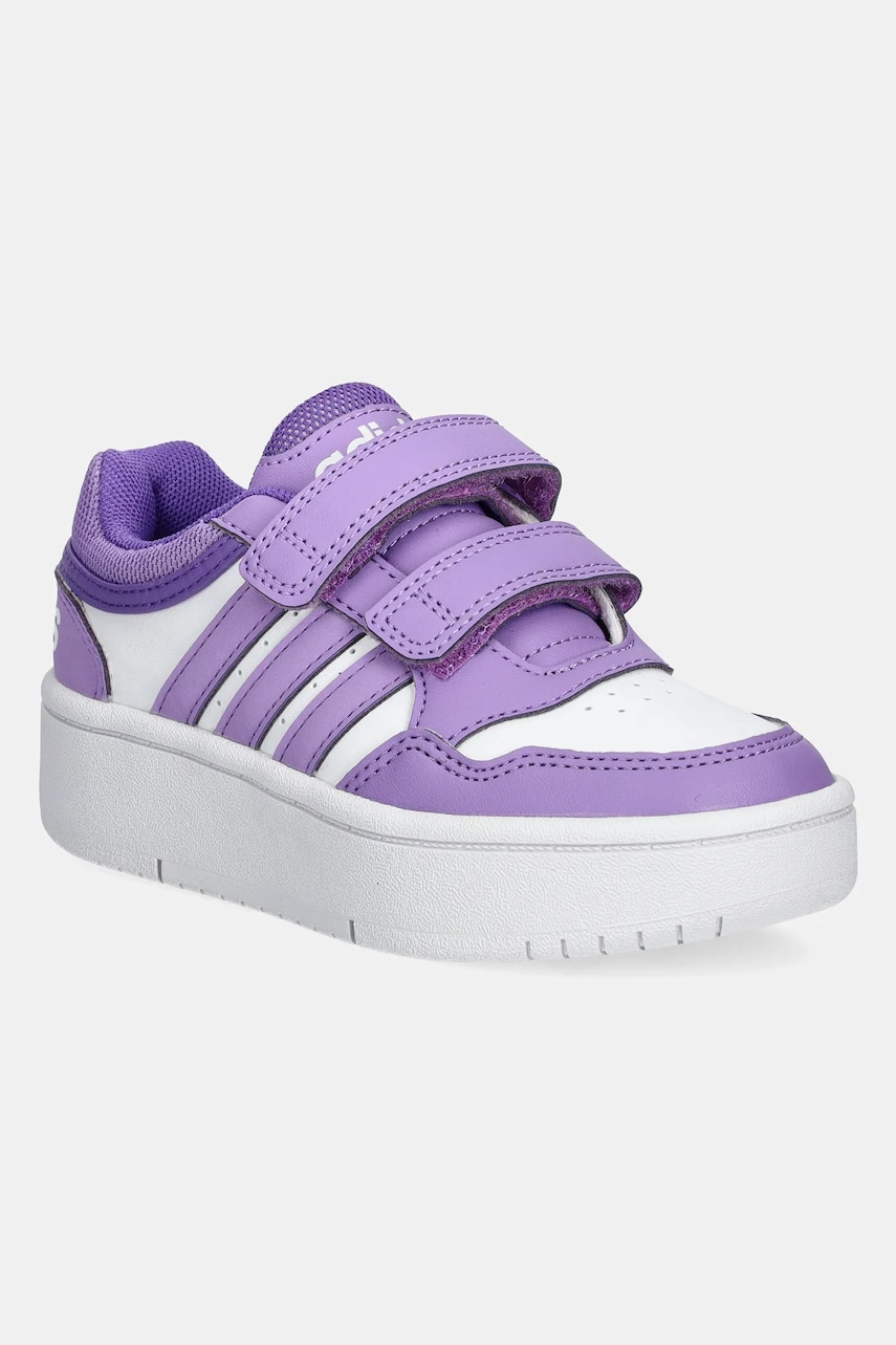 adidas Originals sneakers pentru copii HOOPS 3.0 BOLD culoarea violet, JI3468 adidas Originals sneakers pentru copii HOOPS 3.0 BOLD culoarea violet, JI3468