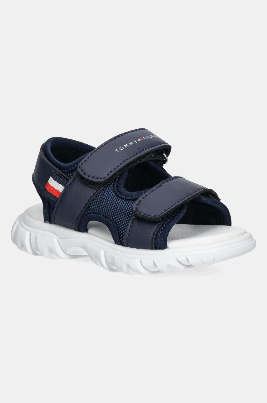 Levně Dětské sandály Tommy Hilfiger modrá barva, T1B2-33898
