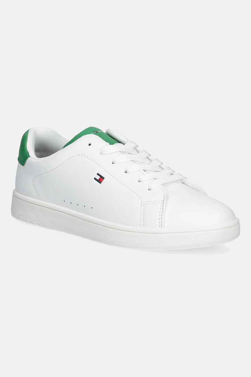 Levně Dětské sneakers boty Tommy Hilfiger zelená barva, T3X9-33848