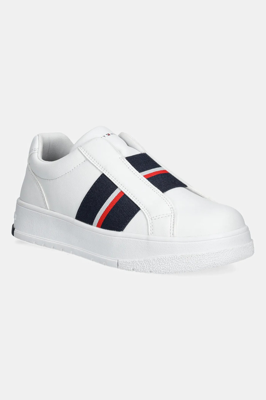 

Детски маратонки Tommy Hilfiger в бяло T3X9-33858, Бял