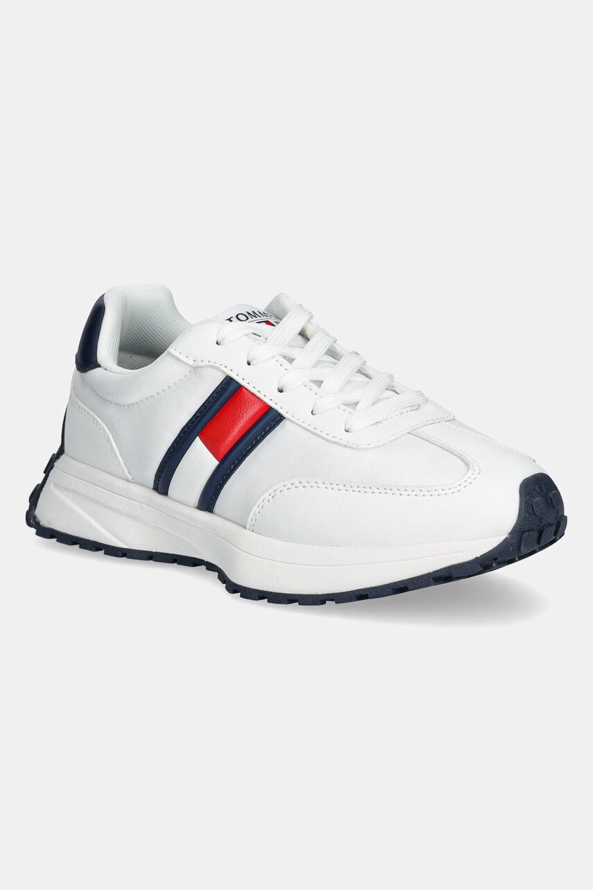 

Детски маратонки Tommy Hilfiger в бяло T3X9-33877, Бял