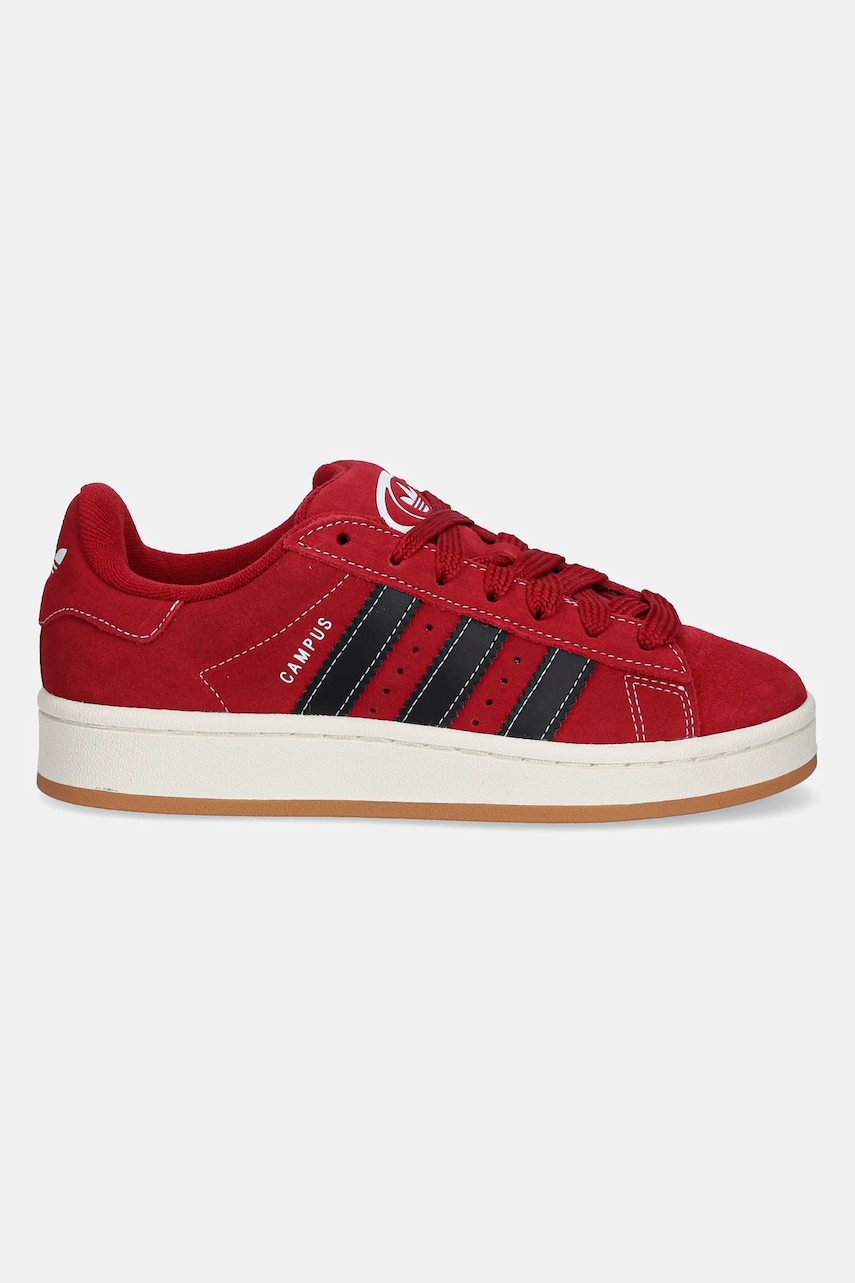 Детские замшевые кроссовки adidas Originals CAMPUS 00s цвет бордовый JP7616 Детские замшевые кроссовки adidas Originals CAMPUS 00s цвет бордовый JP7616