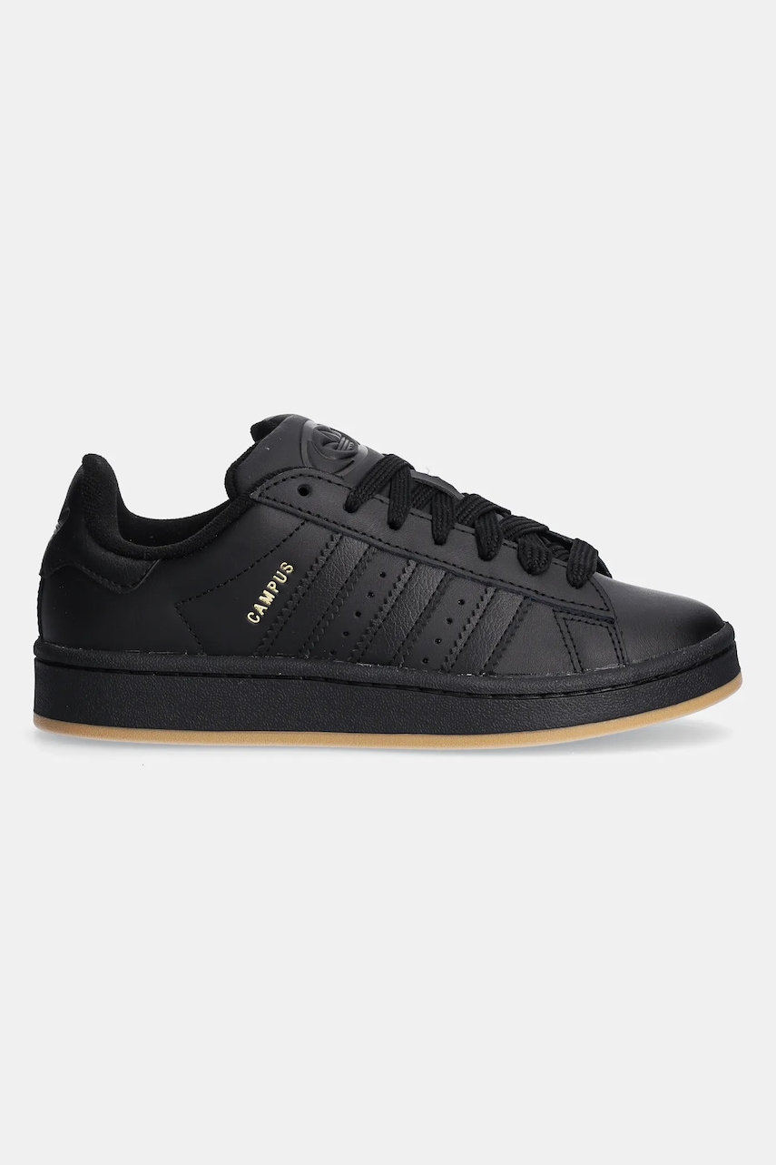 Детские кожаные кроссовки adidas Originals CAMPUS 00s цвет чёрный JR5759 Детские кожаные кроссовки adidas Originals CAMPUS 00s цвет чёрный JR5759
