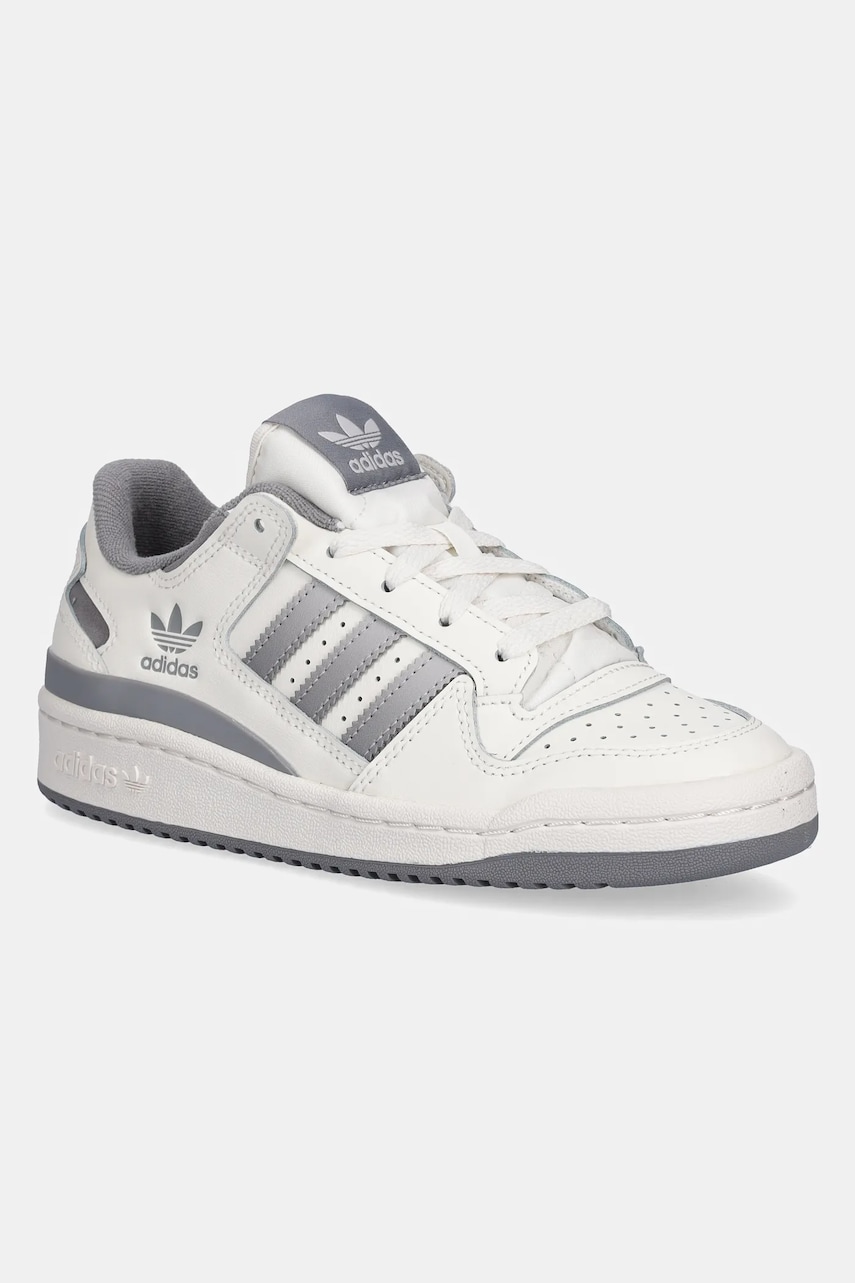 adidas Originals teniși din piele copii FORUM LOW culoarea bej, JI0405 adidas Originals teniși din piele copii FORUM LOW culoarea bej, JI0405