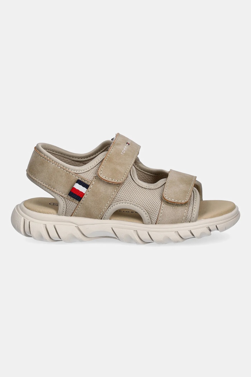 Дитячі сандалі Tommy Hilfiger колір бежевий T1B2-33899