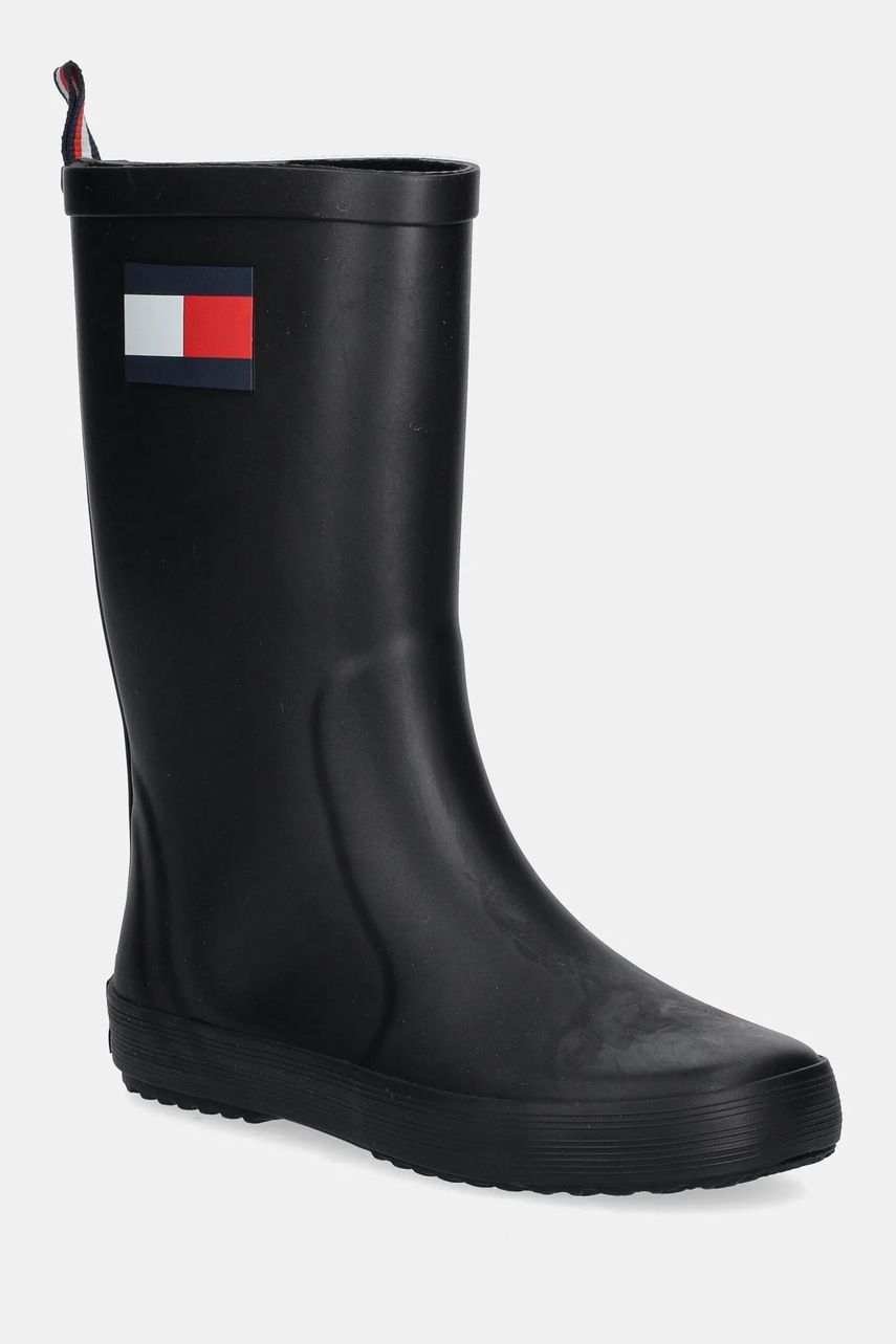 

Детски гумени ботуши Tommy Hilfiger в черно T3XC-33923, Черен