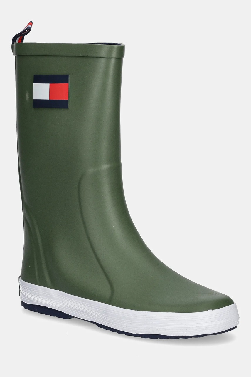 Levně Dětské holínky Tommy Hilfiger černá barva, T3XC-33923