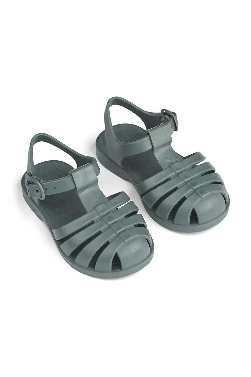 Levně Dětské sandály Liewood Bre Sandals zelená barva, LW19947