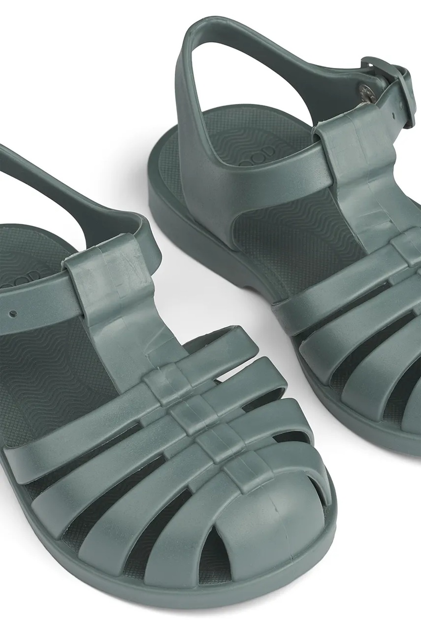 Детские сандалии Liewood Bre Sandals цвет зелёный LW19947 Детские сандалии Liewood Bre Sandals цвет зелёный LW19947