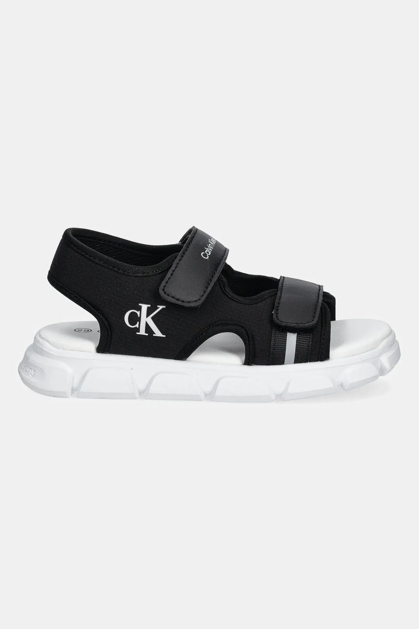 Детские сандалии Calvin Klein Jeans цвет чёрный V1B2-83020 Детские сандалии Calvin Klein Jeans цвет чёрный V1B2-83020