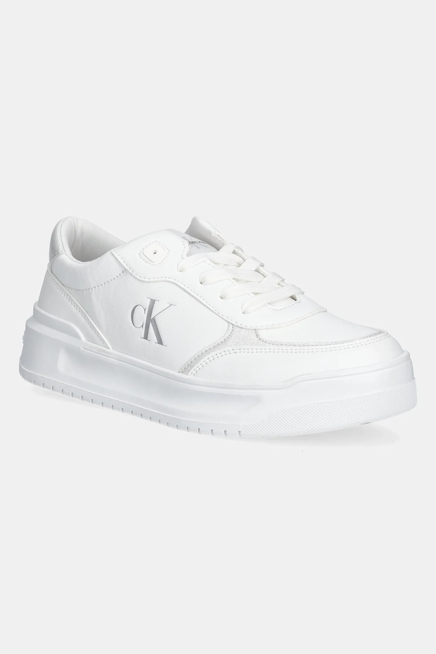 Levně Sneakers boty Calvin Klein Jeans bílá barva, V3A9-82021