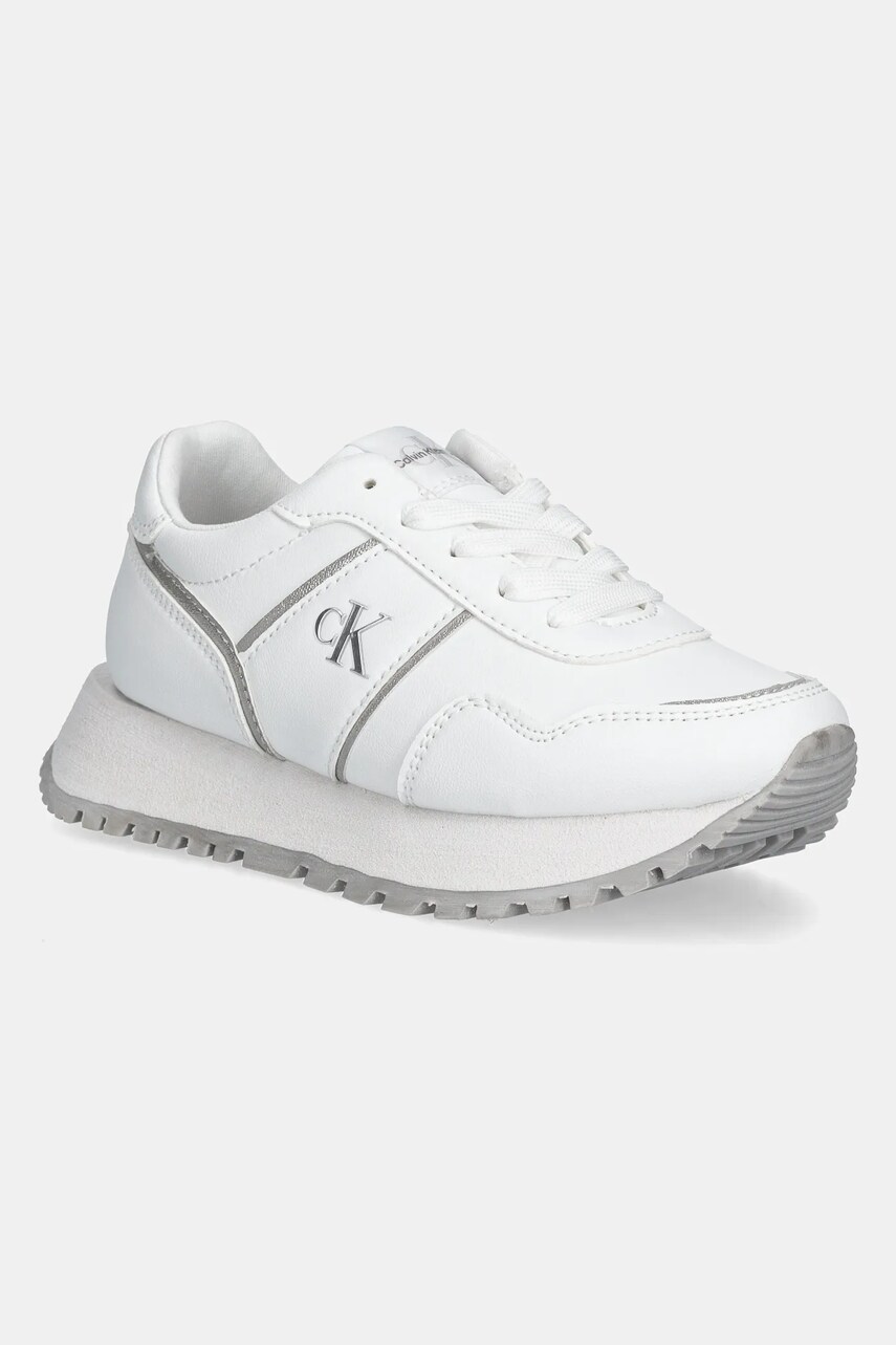Levně Dětské sneakers boty Calvin Klein Jeans bílá barva, V3A9-82033