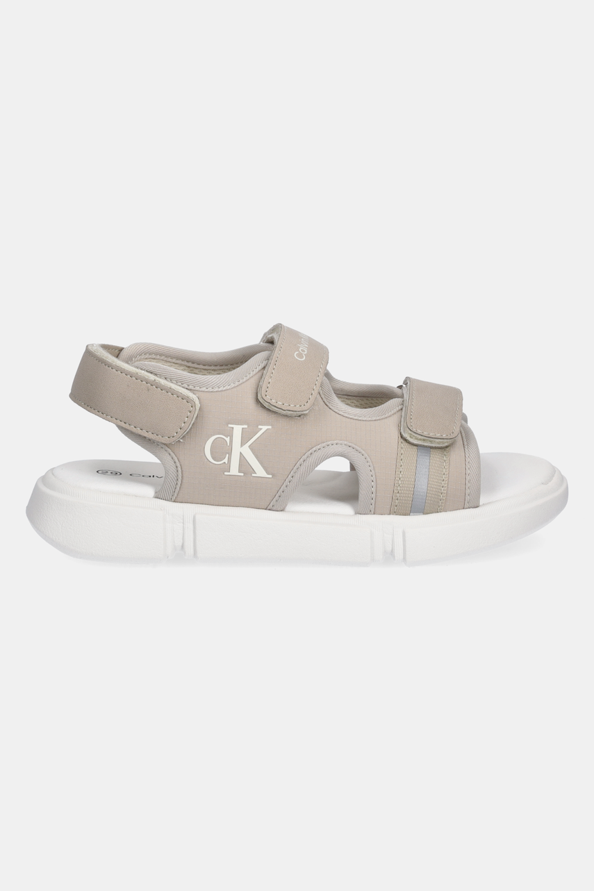 Дитячі сандалі Calvin Klein Jeans колір бежевий V3B2-83024