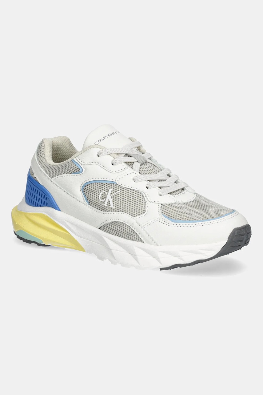 Levně Dětské sneakers boty Calvin Klein Jeans béžová barva, V3X9-83006