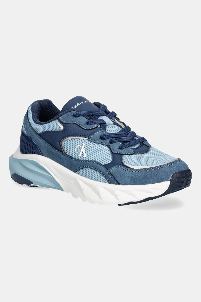 Levně Sneakers boty Calvin Klein Jeans modrá barva, V3X9-83007