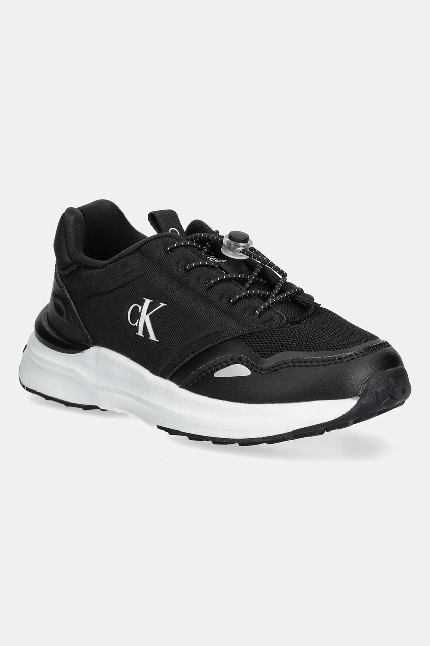 Levně Dětské sneakers boty Calvin Klein Jeans černá barva, V3X9-83010