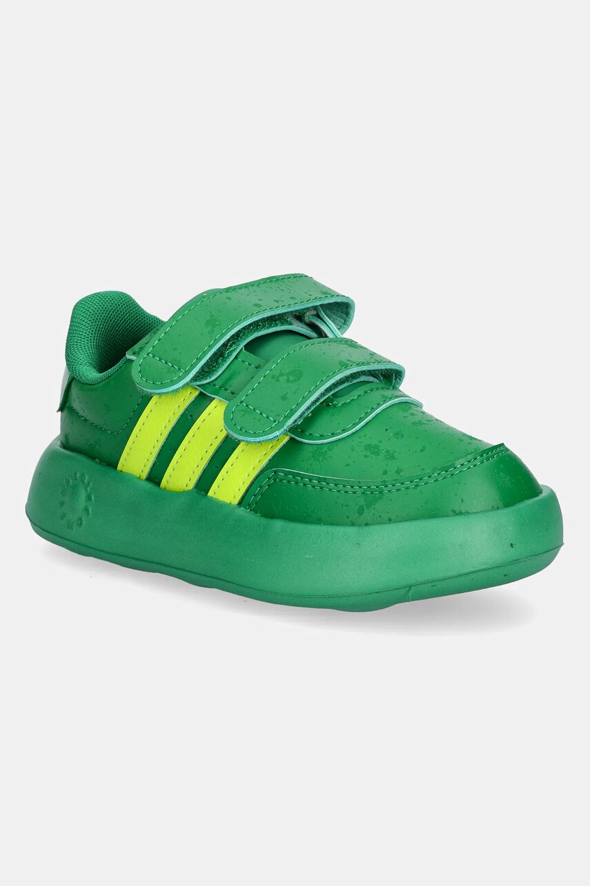 adidas sneakers pentru copii BREAKNET Monsters inc culoarea verde, JH9234